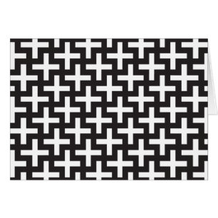 Geométrico blanco y negro