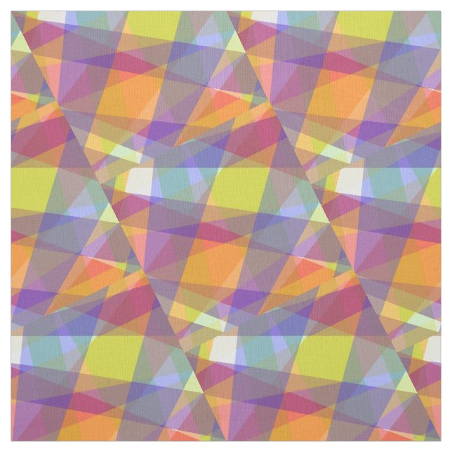 Geométrico claro - Tela de algodón de pima (Retal)