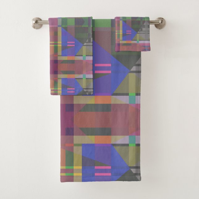 Geométrico coloreado del arcoiris pastel (In situ)