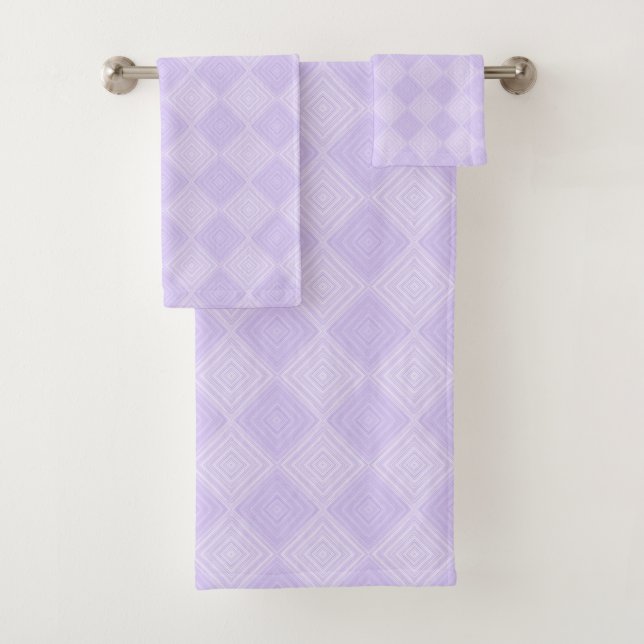 Geométrico Diamante Púrpura Y Lilac (In situ)