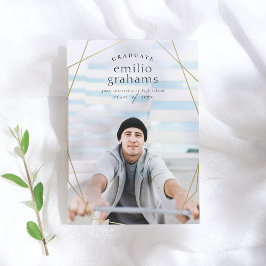 Geométrico | Invitación completa de graduación fot