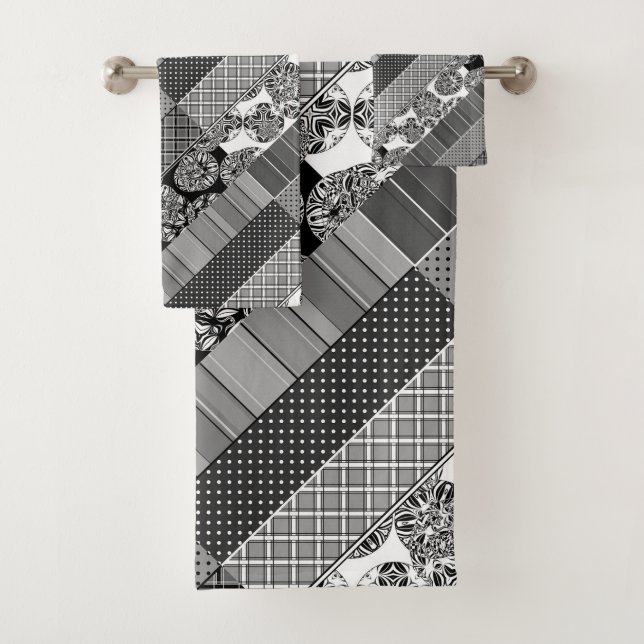 Geométrico ,Patrón , blanco y negro (In situ)