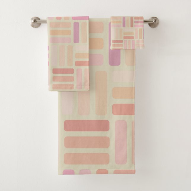 Geométrico rosa y naranja (In situ)