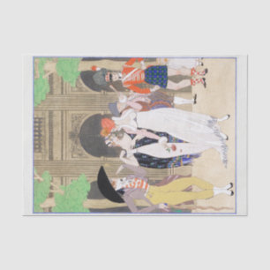 George Barbier, papel de tejidos Art Deco