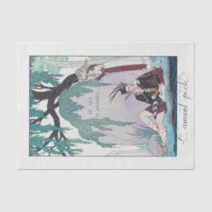 George Barbier, papel de tejidos Art Deco