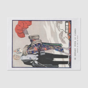 George Barbier, papel de tejidos Art Deco