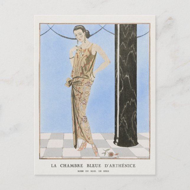 George Barbier, postal Art Deco (Anverso)