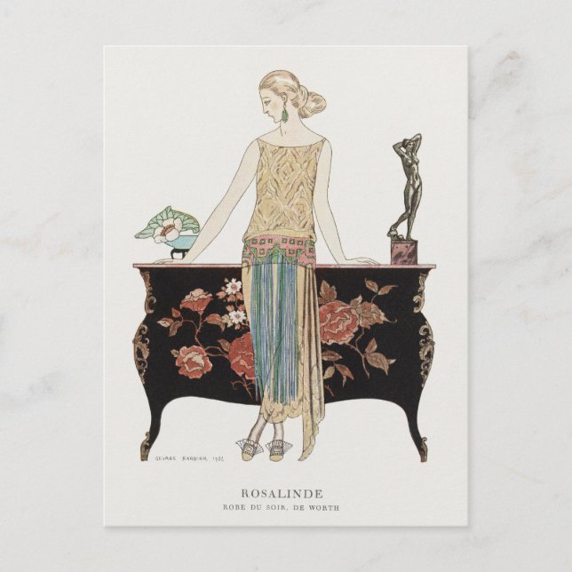 George Barbier, postal Art Deco (Anverso)