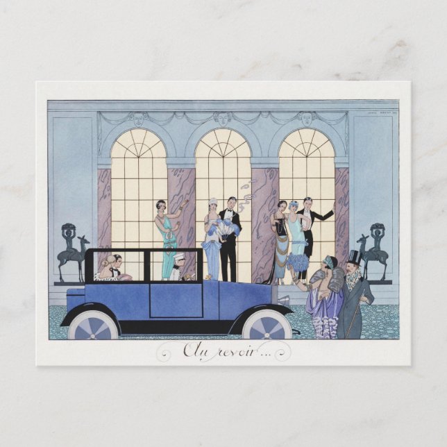 George Barbier, postal Art Deco (Anverso)