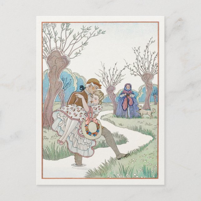 George Barbier, postal Art Deco (Anverso)