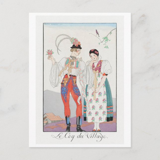 George Barbier, postal Art Deco (Anverso)