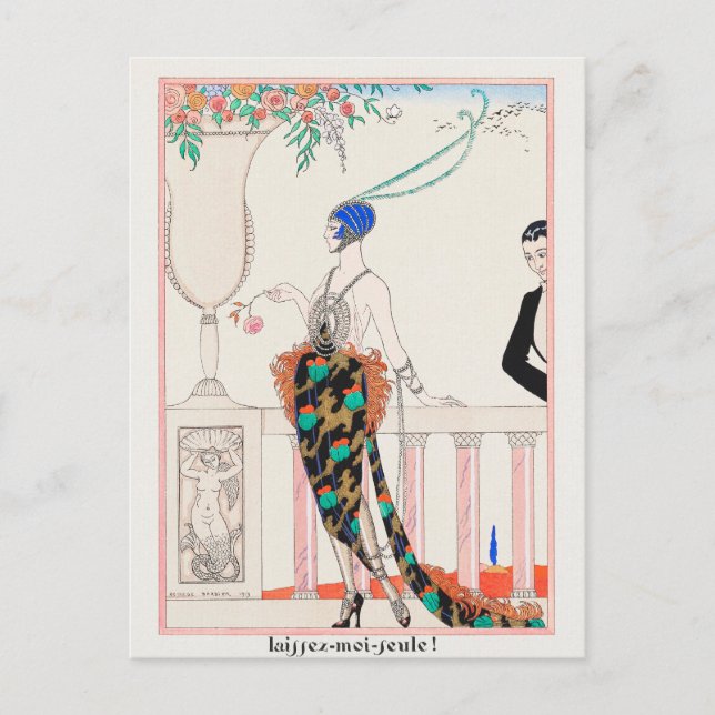 George Barbier, postal Art Deco (Anverso)