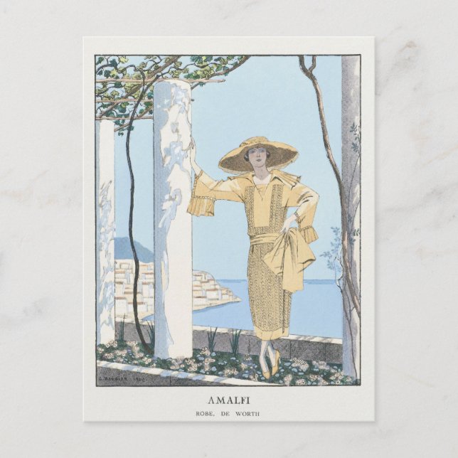 George Barbier, postal Art Deco (Anverso)