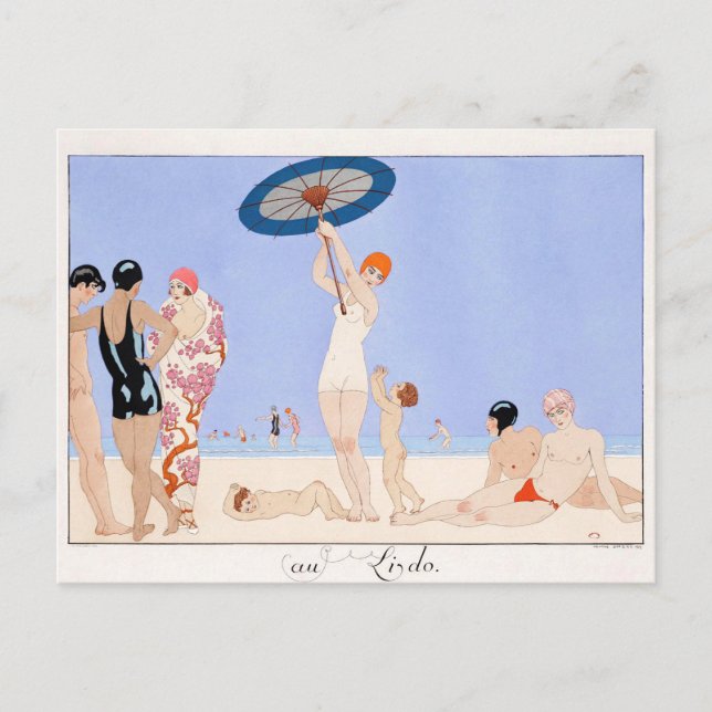 George Barbier, postal Art Deco (Anverso)