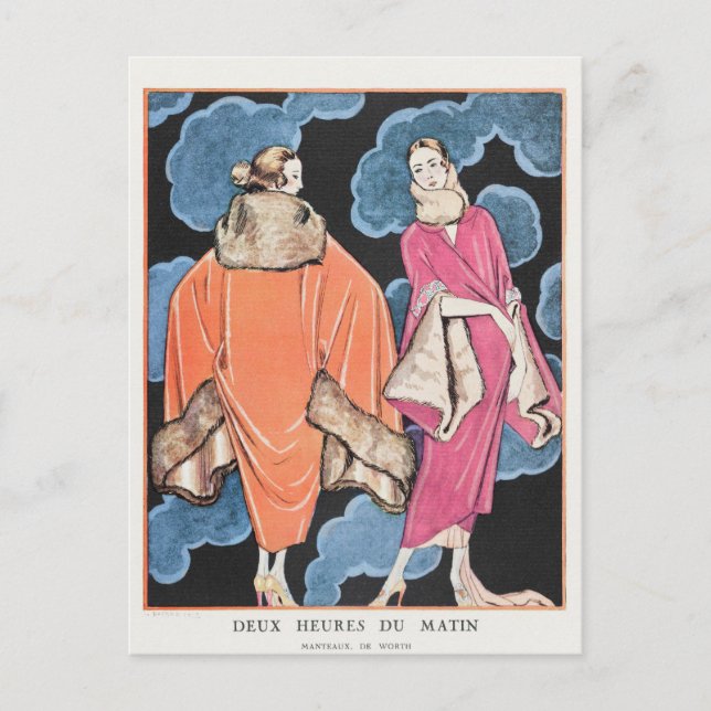 George Barbier, postal Art Deco (Anverso)