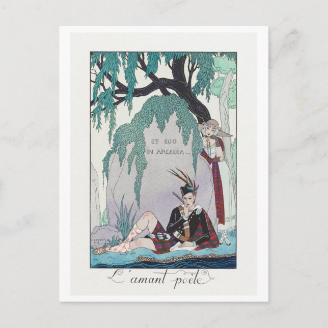 George Barbier, postal Art Deco (Anverso)