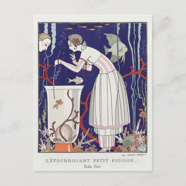 George Barbier, postal Art Deco (Anverso)