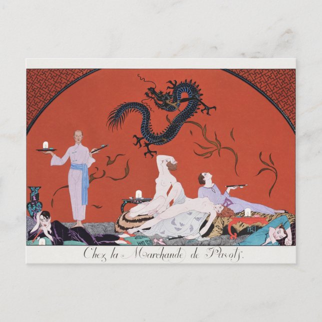 George Barbier, postal Art Deco (Anverso)
