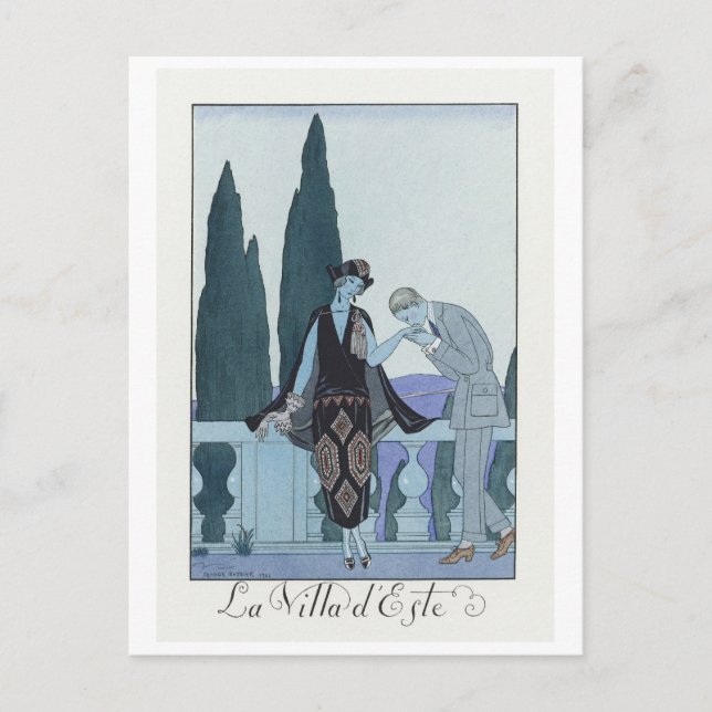 George Barbier, postal Art Deco (Anverso)