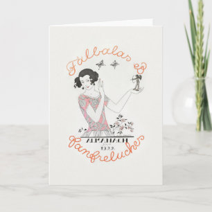 George Barbier, tarjeta de agradecimiento de Art D