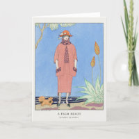 George Barbier, tarjeta de agradecimiento de Art D