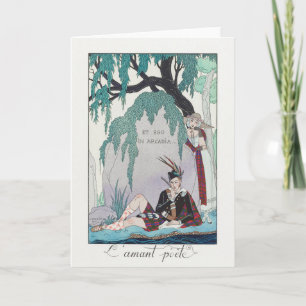 George Barbier, tarjeta de agradecimiento de Art D