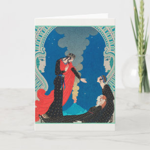 George Barbier, tarjeta de agradecimiento de Art D