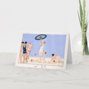 George Barbier, tarjeta de agradecimiento de Art D