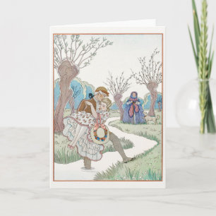 George Barbier, tarjeta de agradecimiento de Art D