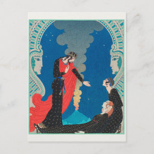 George Barbier, Tarjeta postal Art Déco