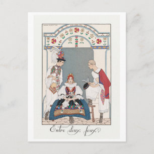 George Barbier, tarjeta postal Art Deco