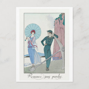 George Barbier, tarjeta postal Art Deco