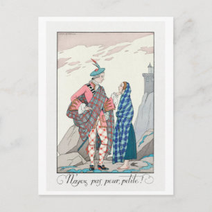 George Barbier, Tarjeta postal Art Déco