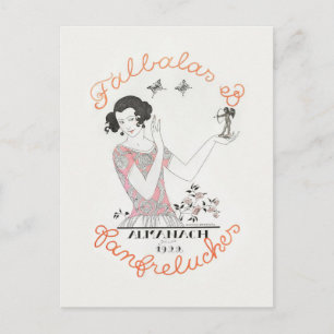 George Barbier, Tarjeta Postal Art Déco