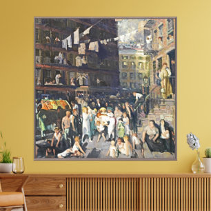 George Bellows Vintage - Arte en Lienzo de NYC