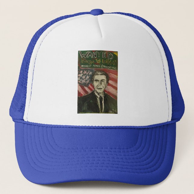 george bush gorra azul/blanco (Anverso)