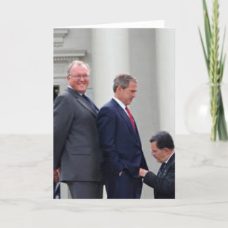 George Bush le agradece tarjeta de felicitación