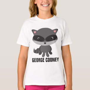 GEORGE COONEY RACCOON Camisetas graciosas