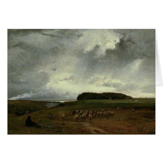 George Inness - La tormenta (Anverso (Horizontal))