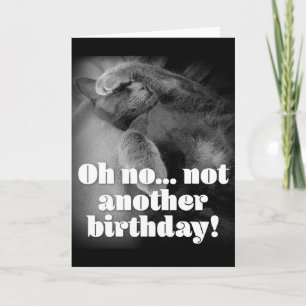 George la tarjeta de cumpleaños del gato