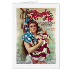George Ringler & CO. Poster de cerveza