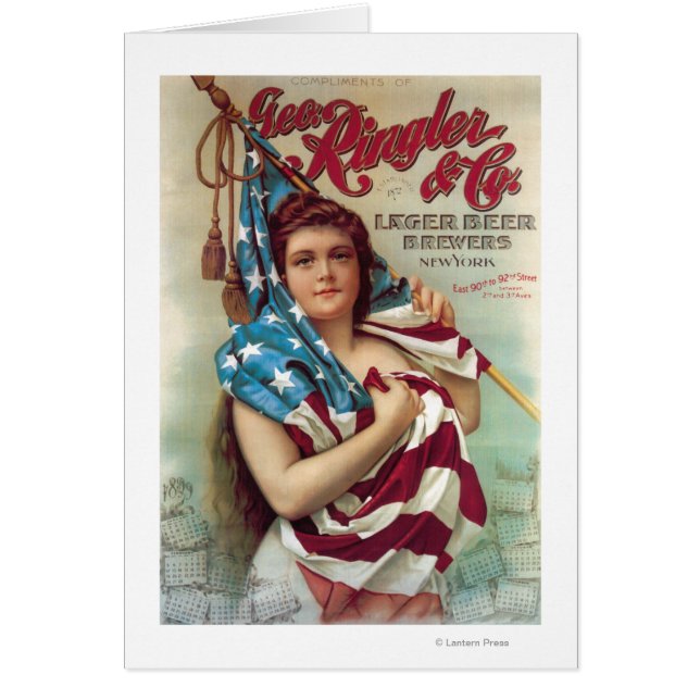 George Ringler & CO. Poster de cerveza (Frente)