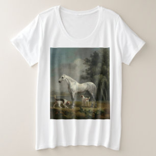 George Stubbs - Un Cazador gris de manzana