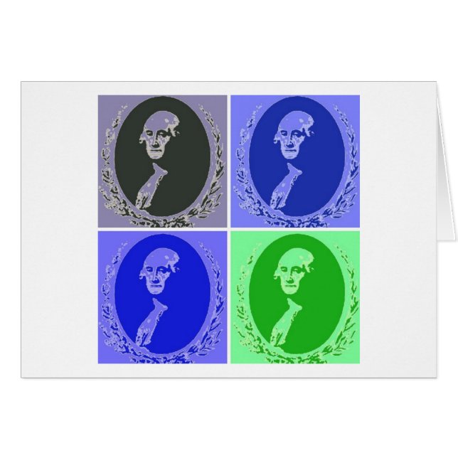George Washington PopArt (Anverso (Horizontal))
