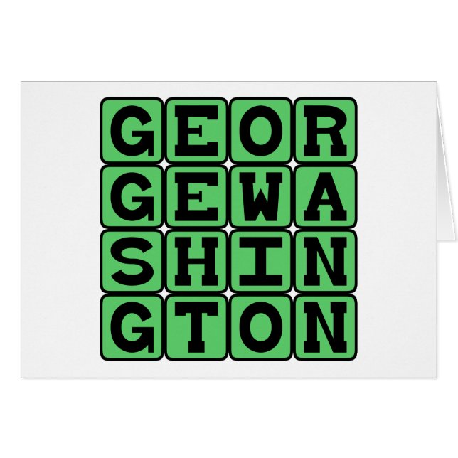 George Washington, presidente estadounidense (Anverso (Horizontal))