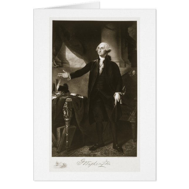 George Washington, primer presidente de Estados Un (Frente)