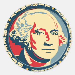 George Washington - Revolución: Pegatina de OHP