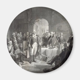 George Washington y su imán de generales