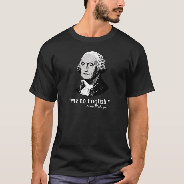 George Washington yo ninguna camisa inglesa (Anverso)