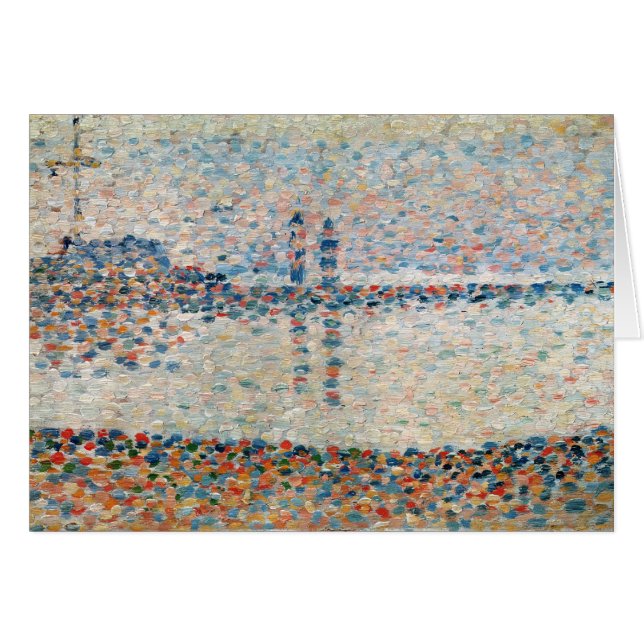 Georges Pierre Seurat | Estudio para "El canal en (Anverso (Horizontal))